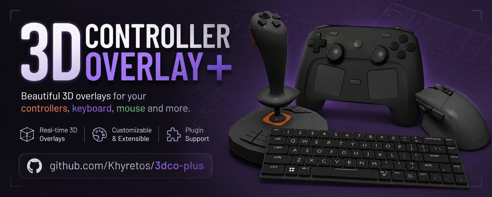 3D Controller Overlay +: Version 1.1.0 veröffentlicht