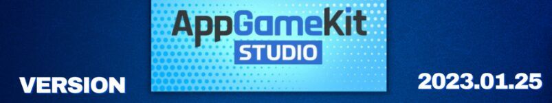 AppGameKit Studio: V2023.01.25 released