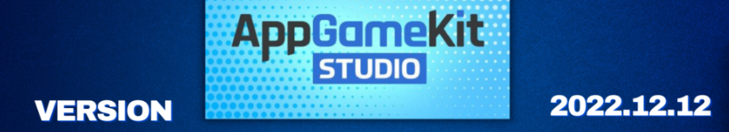 AppGameKit Studio: V2022.12.12 veröffentlicht