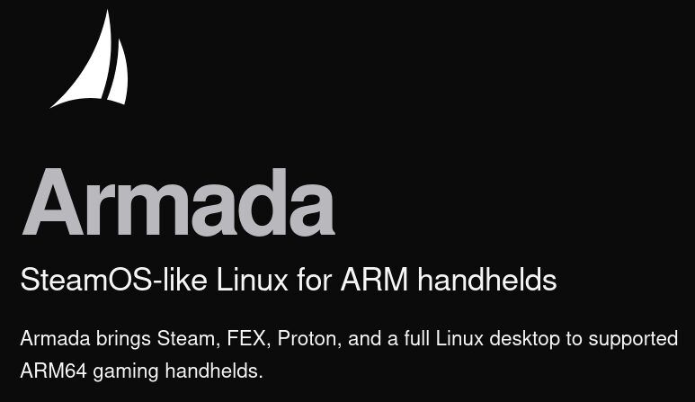 Featured image of post Armada: Linux-Betriebssystem für ARM Gaming-Handhelds in Vorschau-Version 20260907 veröffentlicht
