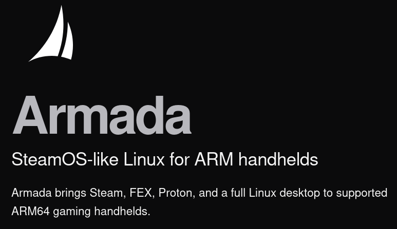 Armada: Linux-Betriebssystem für ARM Gaming-Handhelds in Vorschau-Version 20260817 veröffentlicht