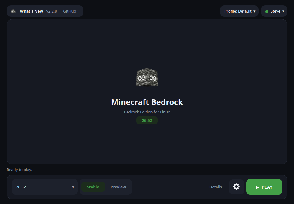 BedrockOnLinux: Minecraft-Bedrock-Launcher in Version 2.2.9 veröffentlicht