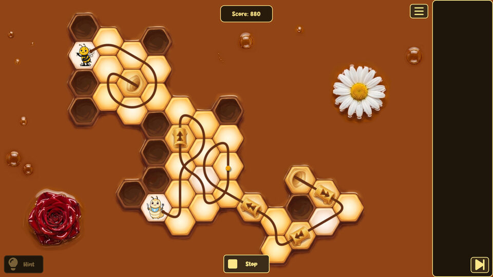 Bee on a Roll Screenshot