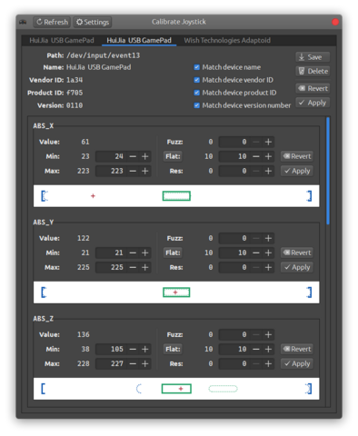 Calibrate Joystick: Version 0.6.1 veröffentlicht