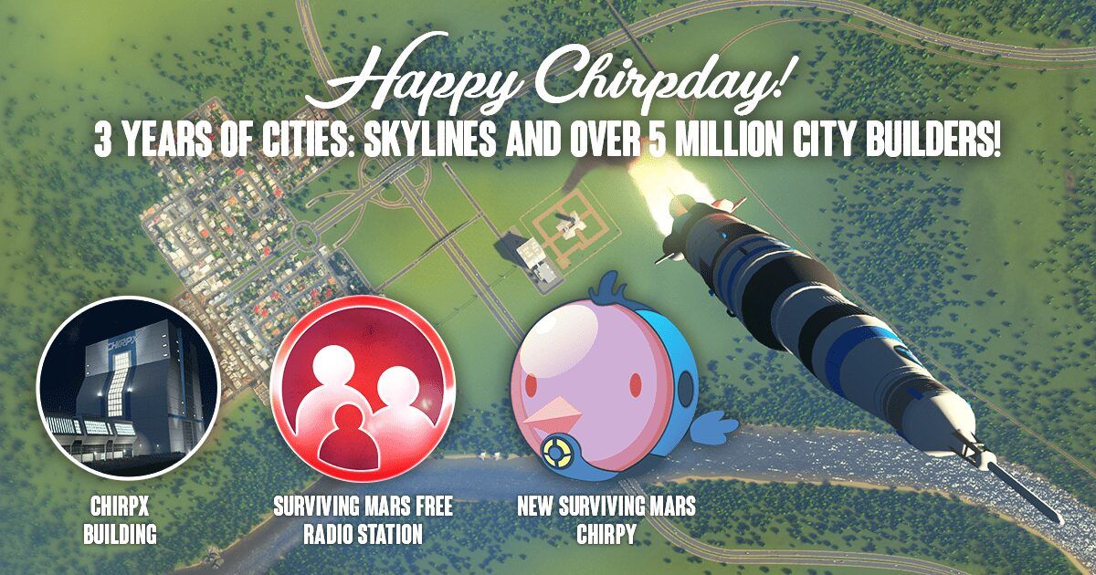 Cities Skylines: 3-Year-Anniversary-Patch with free \