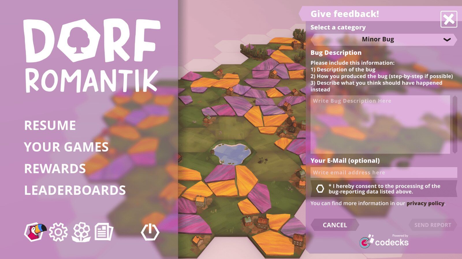 Featured image of post Dorfromantik: Patch 1.2.2 mit neuem Bug-Reporting-Tool veröffentlicht