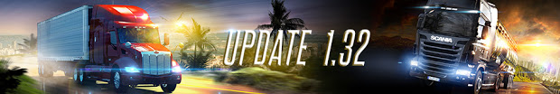 Euro Truck Simulator 2 & American Truck Simulator: Update 1.32 mit personalisierbaren Fracht-Anhängern veröffentlicht