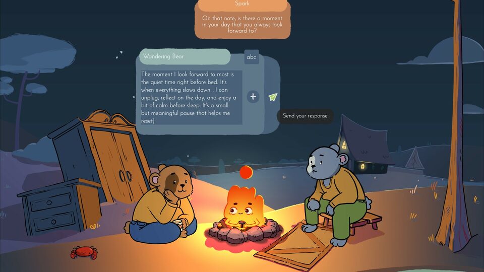 Fireside Feelings: Wohlfühlspiel derzeit kostenlos auf Steam erhältlich