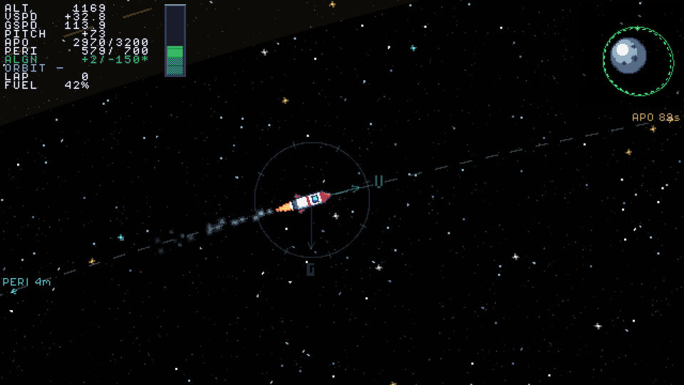 Get To Orbit: Orbital-Simulation in Pixel-Art für Linux veröffentlicht