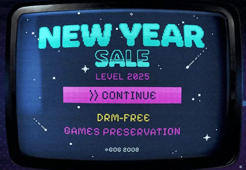GOG: New Year Sale 2025 has begun