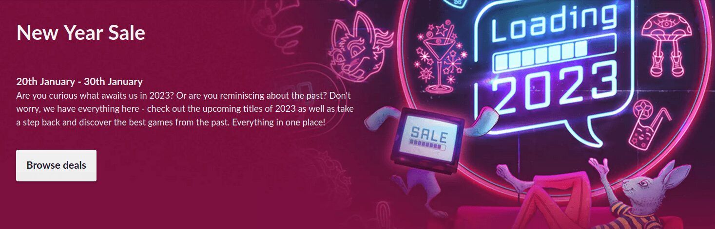 Featured image of post GOG: New Year Sale 2023 has begun