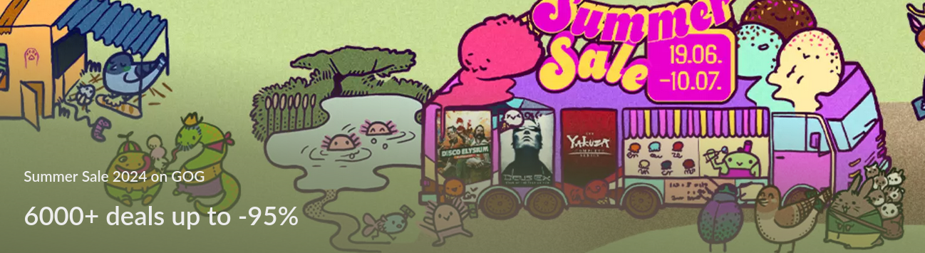 GOG: Summer Sale 2024 hat begonnen