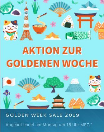 Steam: Golden Week Sale 2019 hat begonnen