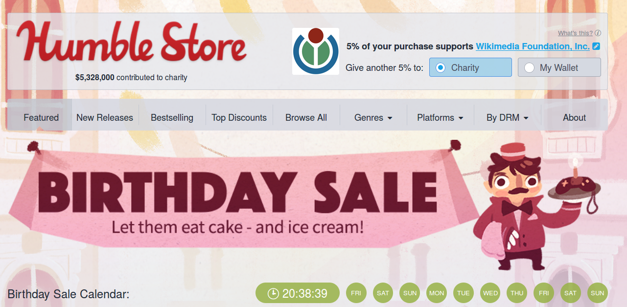 Humble Store: Birthday Sale hat begonnen