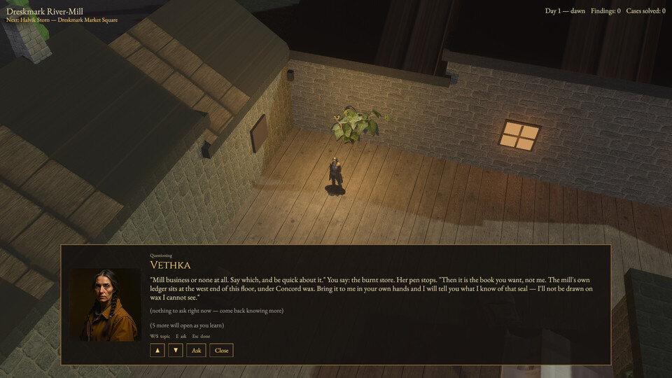 Featured image of post The Hushed Ledger: Detektiv-Rollenspiel veröffentlicht