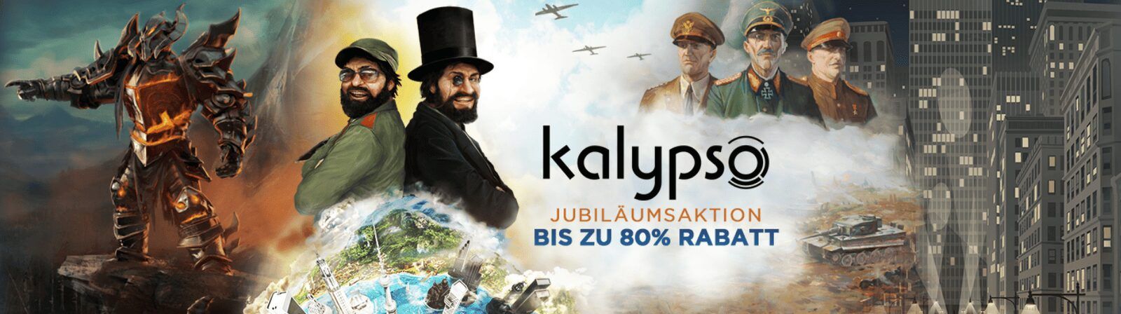 Kalypso Jubiläums-Sale auf Steam: viele Linux Spiele reduziert