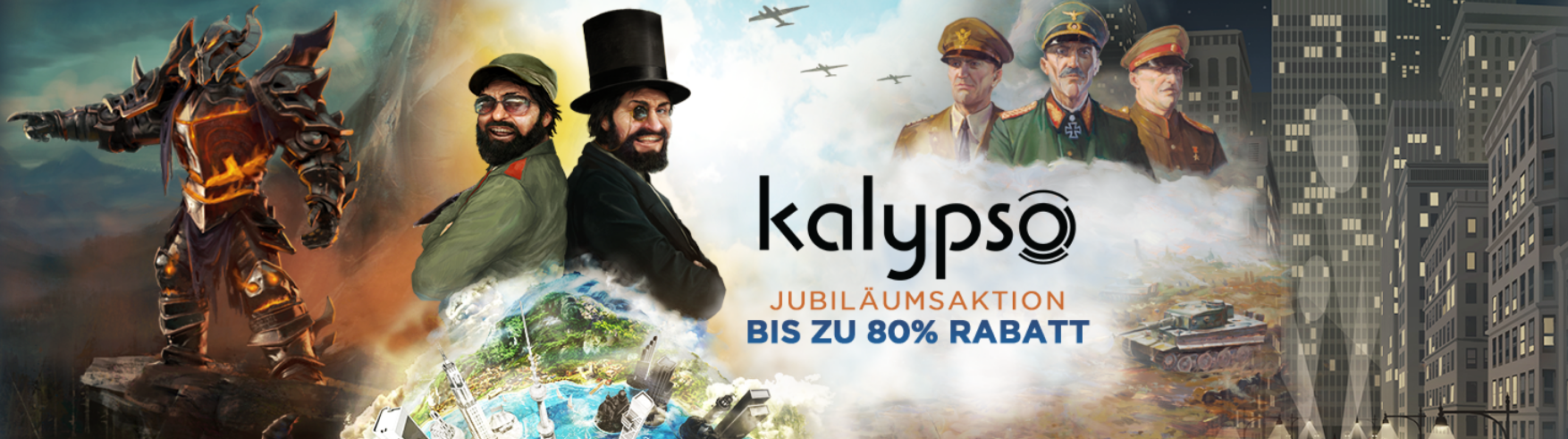Kalypso Jubiläums-Sale auf Steam: viele Linux Spiele reduziert