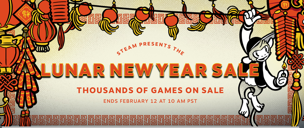 Lunar New Year Sale auf Steam hat begonnen