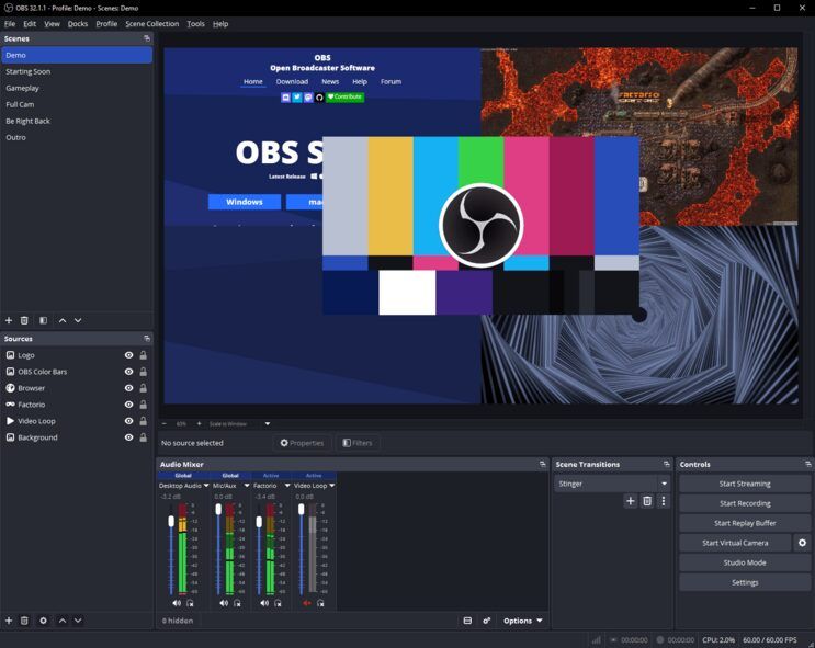 OBS Studio: Version 32.2.2 veröffentlicht