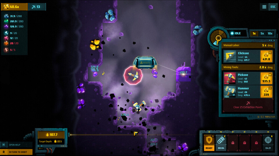 Orebits: Mining-Spiel für Linux veröffentlicht
