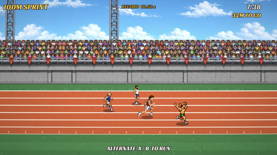 Featured image of post Podium '80: Retro-Sportspiel für bis zu vier Spieler veröffentlicht