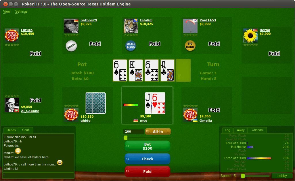 PokerTH: Version 2.1.8 veröffentlicht