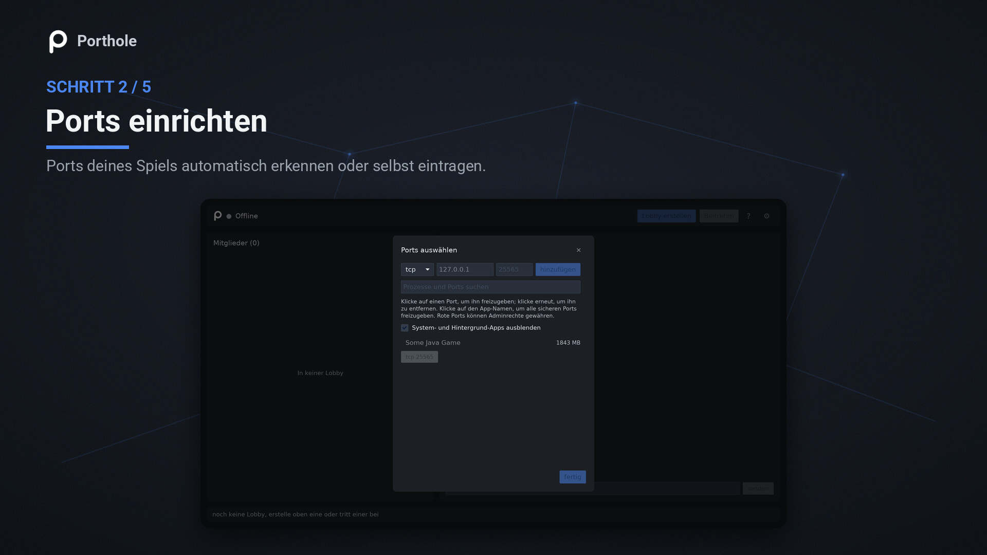 Porthole: Kostenloses Tool für lokales Port-Sharing veröffentlicht