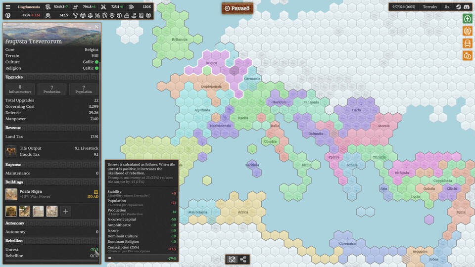 Restitutor - Empire Restored: Grand-Strategy im Early Access gestartet