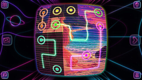 RETROPULSE Wave: Neon-Puzzlespiel für Linux auf Steam veröffentlicht