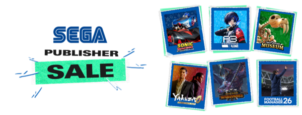 SEGA Publisher Sale 2026 auf Steam gestartet