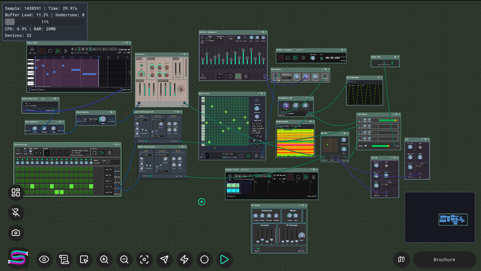 Sigilgraph Audioworkbench: Modulare DAW startet in den Early Access