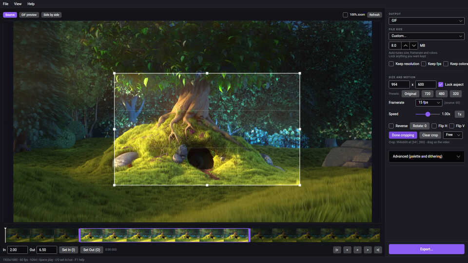 Simple GIF Maker: Video-zu-GIF-Konverter für Linux auf Steam veröffentlicht