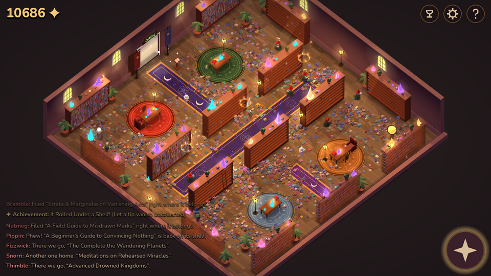 Spellbound & Shelved: Gemütliches Idle-Game kostenlos erhältlich