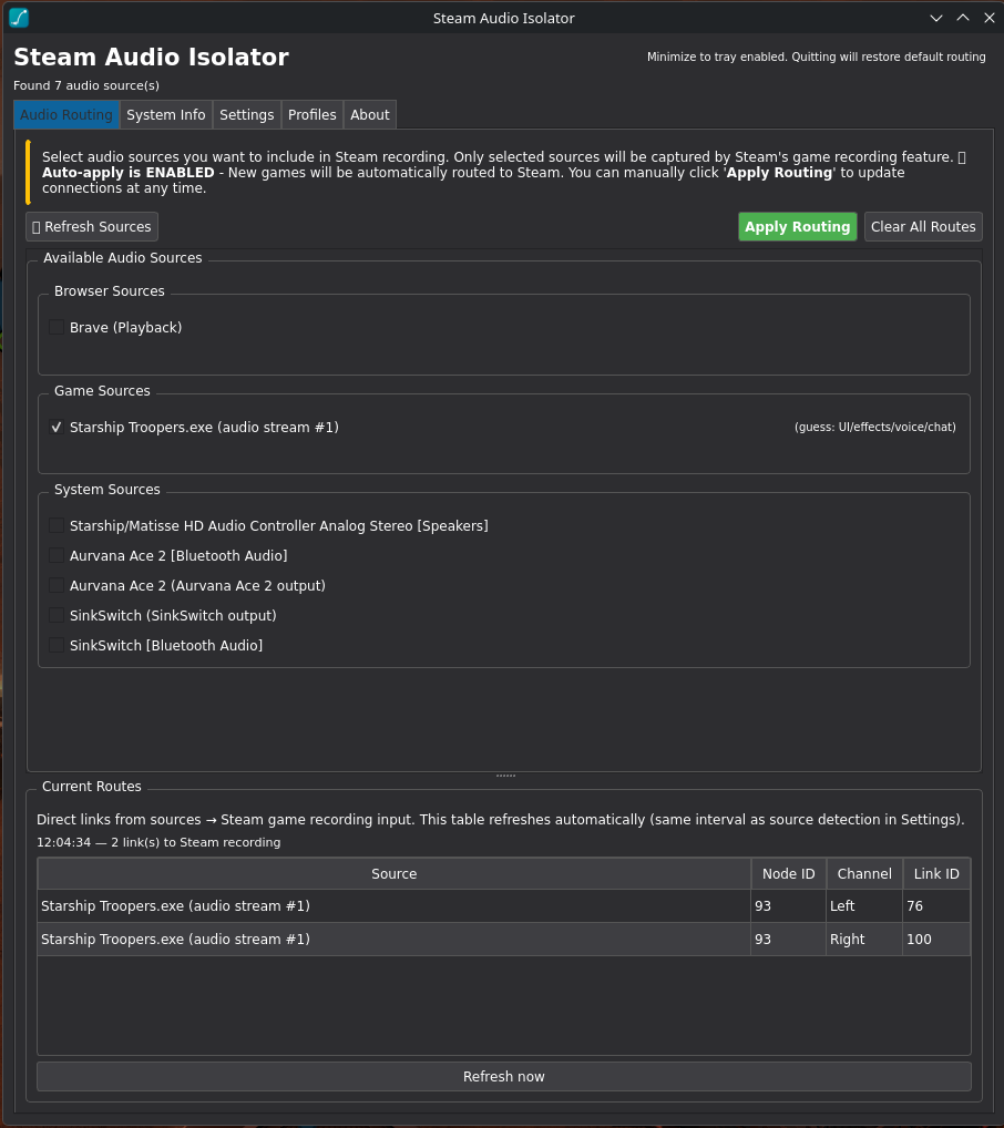 Steam Audio Isolator: v0.4.0 und v0.4.1 veröffentlicht