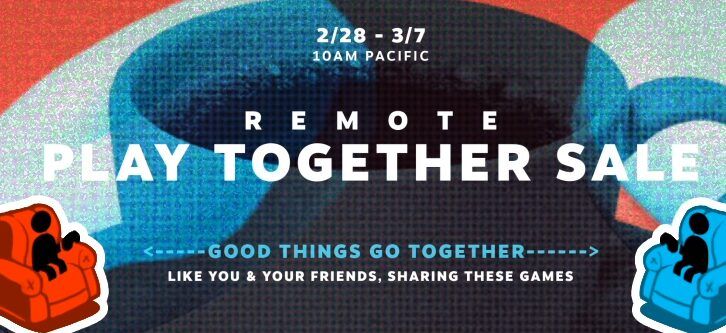Steam: Remote Play Together Sale 2022 has begun
