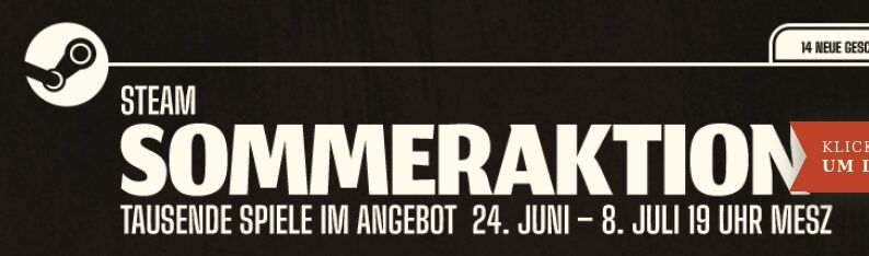 Featured image of post Steam: Sommer Sale 2021 hat begonnen
