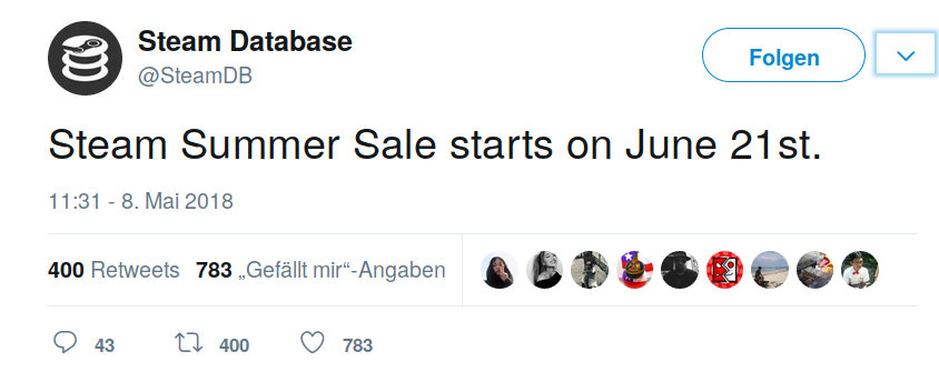 Steam Summer Sale 2018 startet am 21. Juni 