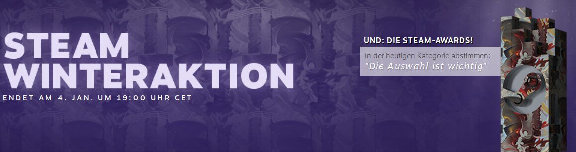 Steam Winter Sale 2017 hat begonnen