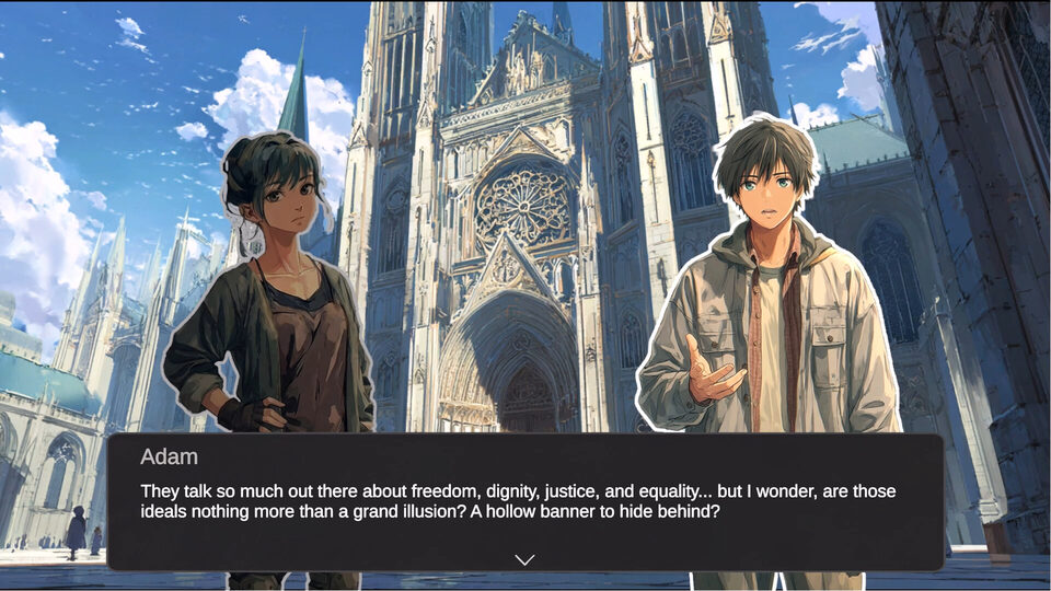 The Story Adam Left Behind: Visual Novel auf Steam veröffentlicht