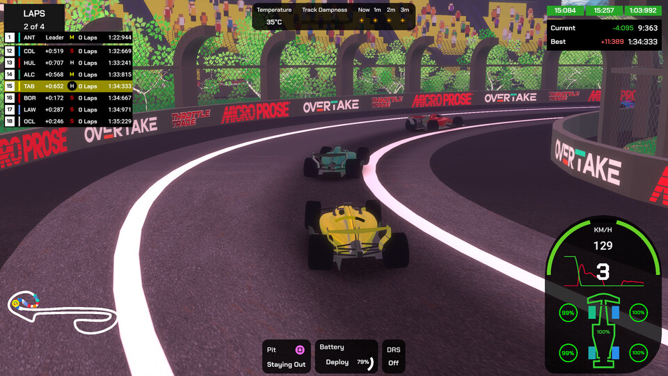 Throttle Trace: Rennsimulation ohne Lenkung startet in Early Access