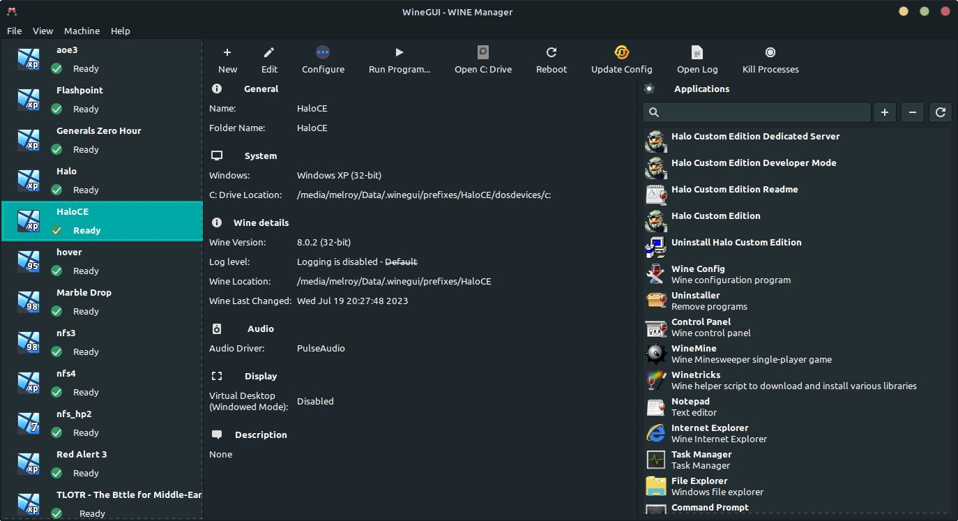 Featured image of post WineGUI: Version 4.0.0 veröffentlicht