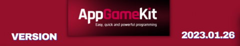 AppGameKit Classic Version 2023.01.26