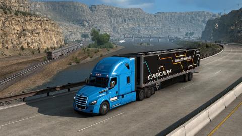 American Truck Simulator Cascadia Screenshot