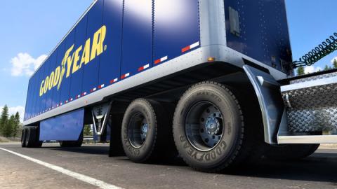 American Truck Simulator: DLC "Goodyear Tires Pack" Screenshot