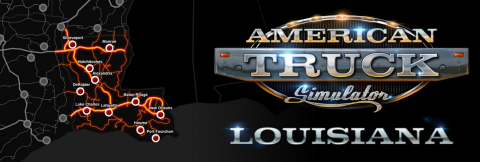 American Truck Simulator: DLC "Louisiana" Map