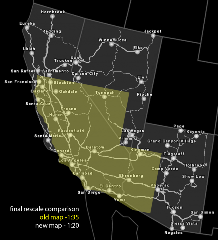 American Truck Simulator Map