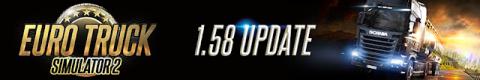 Euro Truck Simulator 2 Update 1.58 Header