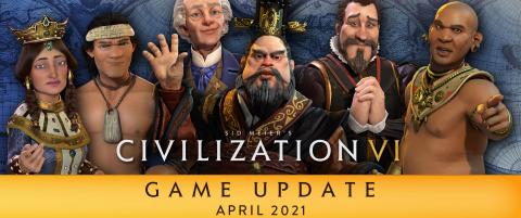 Civilization VI: April 2021 Update Header