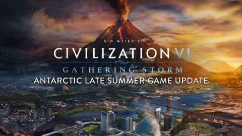 Civilization VI: Gathering Storm - Antarctic Late Summer Update Header