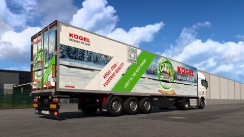 ETS2 Kögel Trailer Pack DLC Screenshot